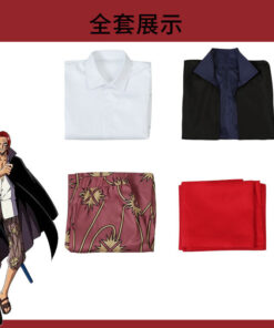 One Piece Shanks Cosplay Costume