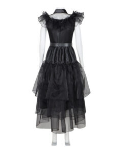 Wednesday Adams Ball Gown Cosplay Costume