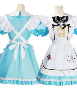 Alice in Wonderland Lolita Poker Dress Cosplay Costume