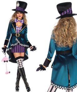 Alice in Wonderland Mad Hatter Stages Cosplay Costume