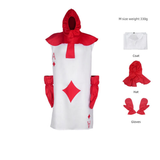 Alice in Wonderland Poker Warrior Cube Cosplay Costume