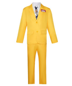 Beetlejuice Betelgeuse Yellow Suit Cosplay Costume