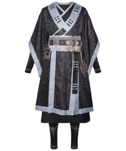 Black Myth Wukong Yin Yang Robe Cosplay Costume