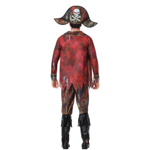 Pirates of the Caribbean Men Pirates Zombie Cosplay Costume