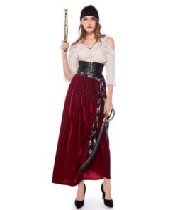 Pirates of the Caribbean Women Pirates Stage Cosplay Costume