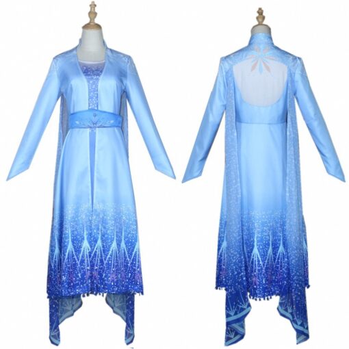 Frozen Elsa Princess Dress Cosplay Costume