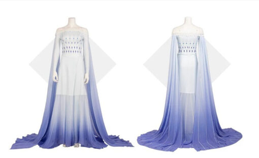 Frozen Elsa Princess Dress Cosplay Costume