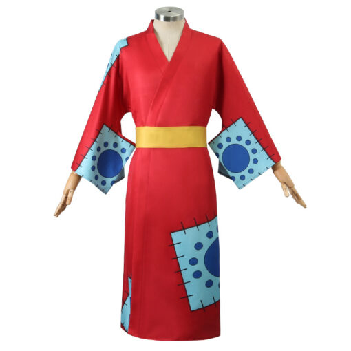 One Piece Luffy Kimono Cosplay Costume