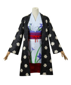 One Piece Nico Robin Kimono Cosplay Costume