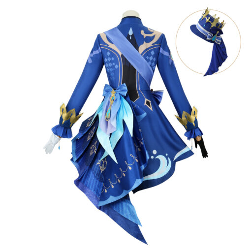 Genshin Impact Furina Water Deity Cosplay Costume