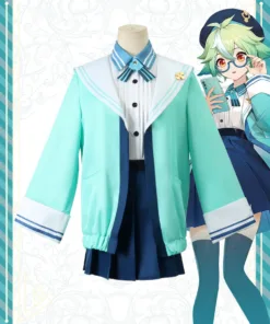 Genshin Impact Sucrose JK Uniform Cosplay Costume