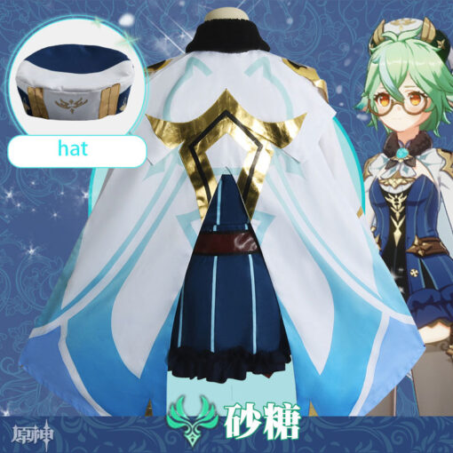 Genshin Impact Sucrose Cosplay Costume