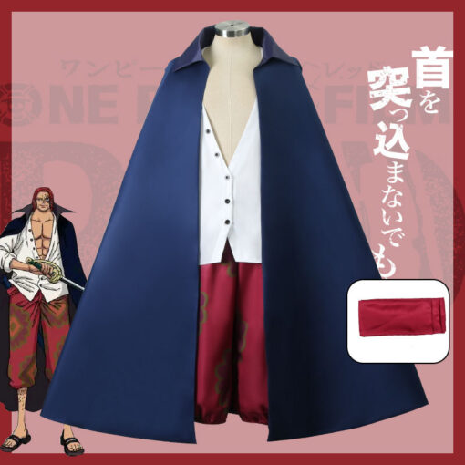 One Piece Shanks Cosplay Costume