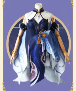 Genshin Impact Sakura in the Mist Ningguang Cosplay Costume