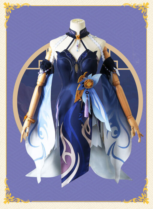 Genshin Impact Sakura in the Mist Ningguang Cosplay Costume