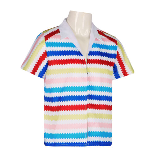 Barbie Allen Rainbow Stripe Pattern Cosplay Costume