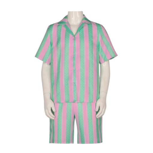 Barbie Ken Striped Shirt Cosplay Costume