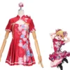 Oshi No Ko Hoshino Ruby in a Spring Festival Qipao Cosplay Costume