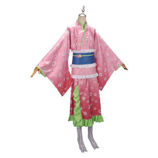 Demon Slayer Kanroji Mitsuri Kimono Cosplay Costume