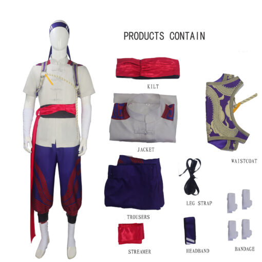 Mortal Kombat Liu Kang Cosplay Costume