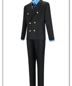 One Piece Sanji Vinsmoke Blue Cosplay Costume