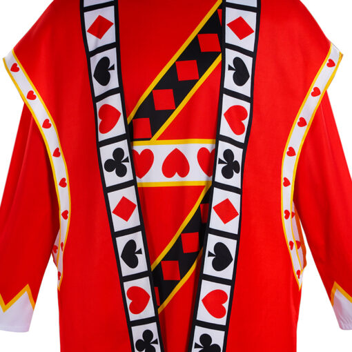 Alice in Wonderland King of Hearts poker Cosplay Costume