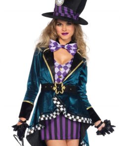 Alice in Wonderland Mad Hatter Stages Cosplay Costume