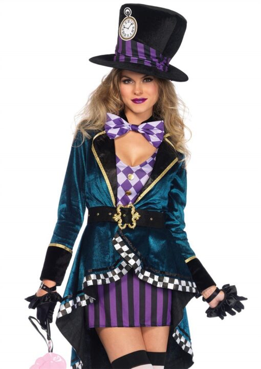 Alice in Wonderland Mad Hatter Stages Cosplay Costume