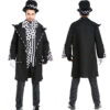 Alice in Wonderland Mad Hatter Male Magician Cosplay Costume