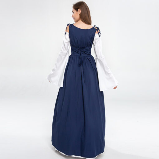 Beauty and the Beast Belle Dark Blue Dress Cosplay Costume