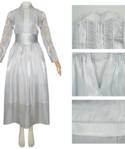 Beetlejuice Astrid Deetz Silver Dress Cosplay Costume