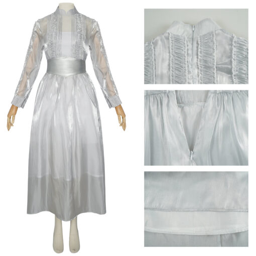 Beetlejuice Astrid Deetz Silver Dress Cosplay Costume