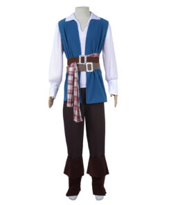 Pirates of the Caribbean Captain Jack Sparrow Cosplay Costume