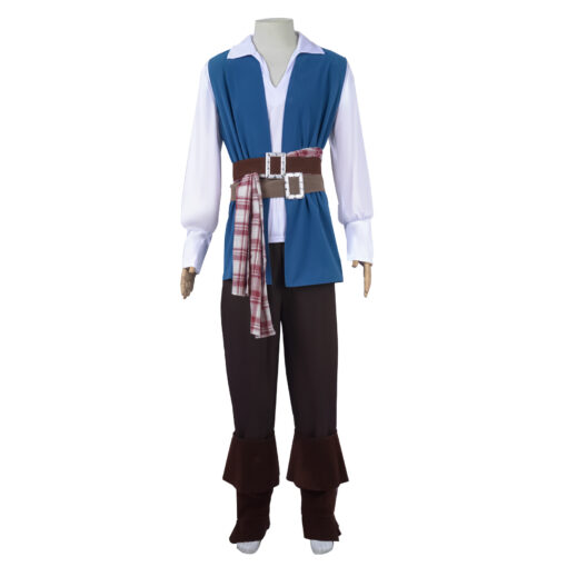 Pirates of the Caribbean Captain Jack Sparrow Cosplay Costume