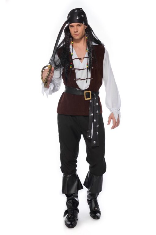 Pirates of the Caribbean Skull Symbol Cosplay Costume