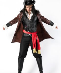 Pirates of the Caribbean Men Pirates Cosplay Costume