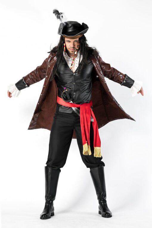 Pirates of the Caribbean Men Pirates Cosplay Costume