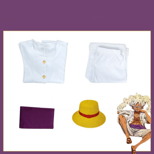 One Piece Nika Luffy Cosplay Costume