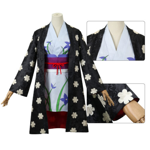 One Piece Nico Robin Kimono Cosplay Costume