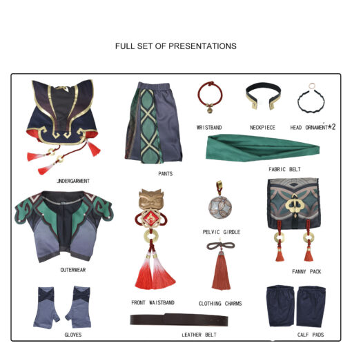 Genshin Impact Gaming Cosplay Costume