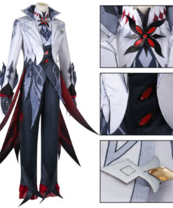 Genshin Impact Servant of Fontaine Arlecchino Cosplay Costume