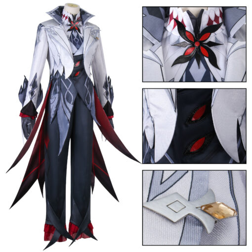 Genshin Impact Servant of Fontaine Arlecchino Cosplay Costume