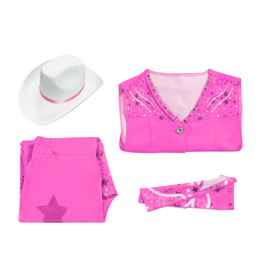 Barbie Pink Suit Cosplay Costume