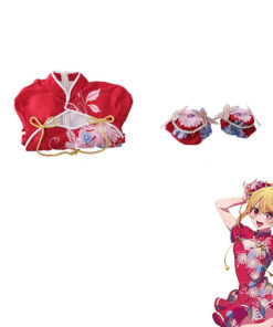 Oshi No Ko Hoshino Ruby in a Spring Festival Qipao Cosplay Costume