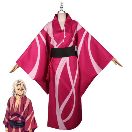 Demon Slayer Shinazugawa Sanemi Kimono Cosplay Costume