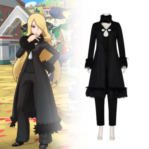 Pokemon Cynthia Cosplay Costume