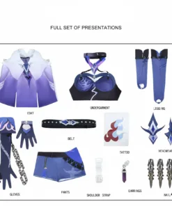 Honkai Star Rail Acheron Cosplay Costume
