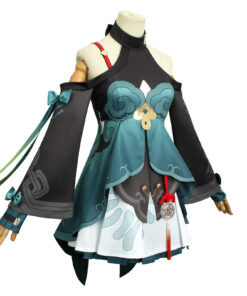 Honkai Star Rail Qingque Cosplay Costume