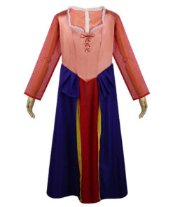 Hocus Purple red Dress Cosplay Costume