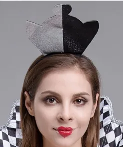 Alice in Wonderland Chess Piece Chessboard Queen Dress Cosplay Costume